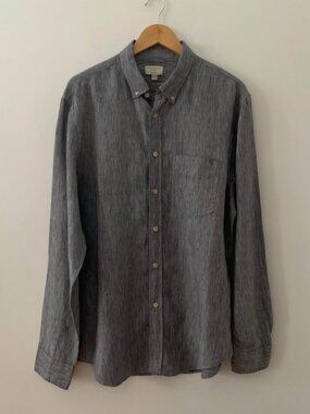 Club Monaco Men's Linen Shirt